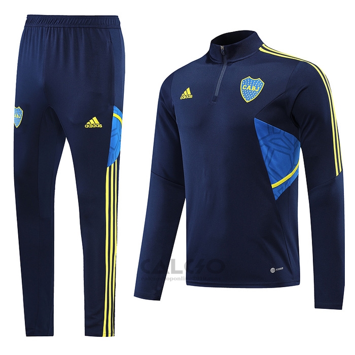 Tuta da Track di Felpa Boca Juniors 2022-2023 Blu